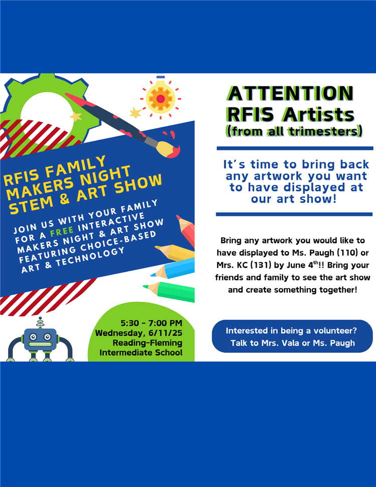 RFIS Makers Night STEM & Art Show